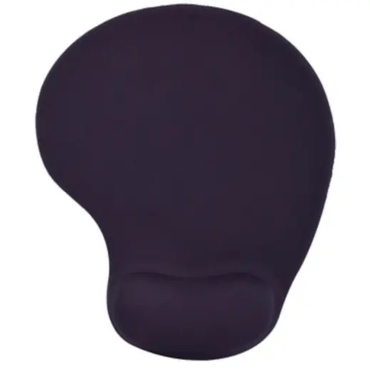 Mousepad with Gel Wrist Support Black Front